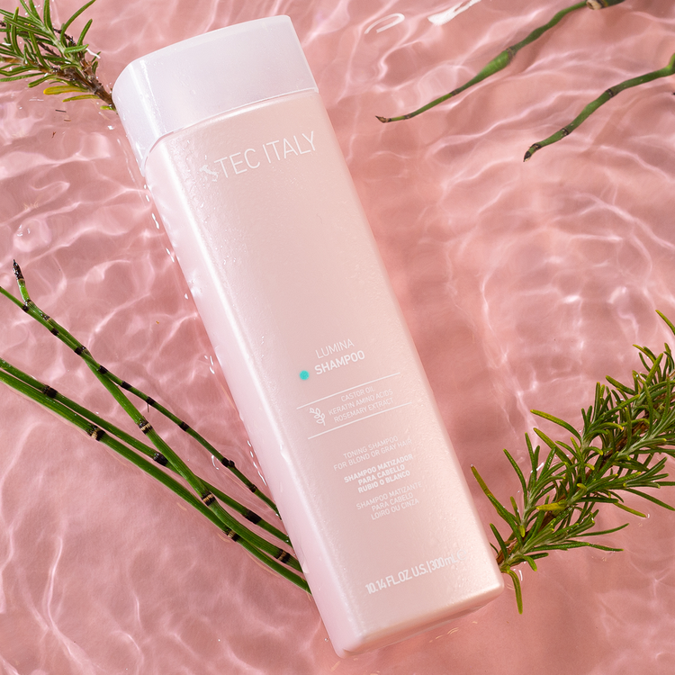 Lumina - Shampoo, para cabello rubio o blanco