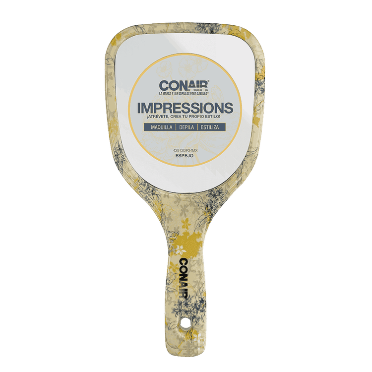Impressions Conair - Espejo de mano con diseño de flores