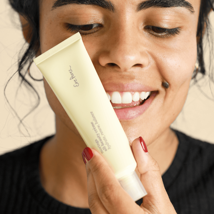 Crema facial con moringa - Crema facial, alivia la piel seca y sensible