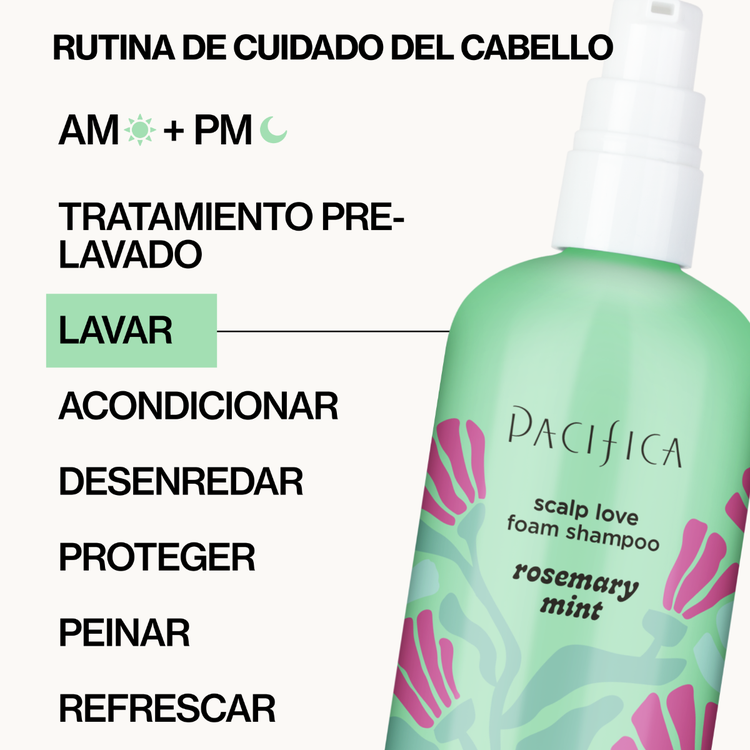 Rosemary Mint Scalp Love Foam - Shampoo, limpieza profunda