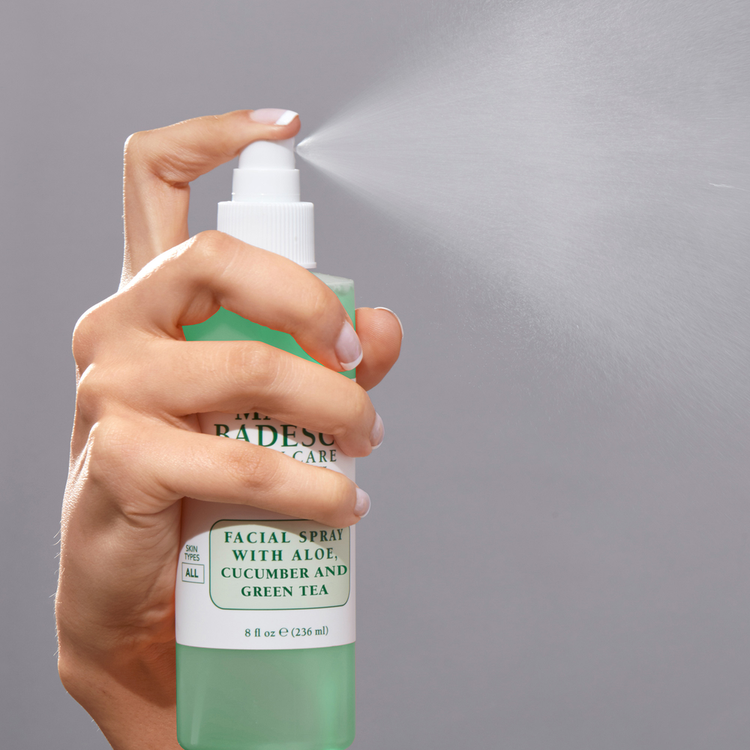 Aloe, Cucumber and Green Tea - Spray facial, revitaliza la piel