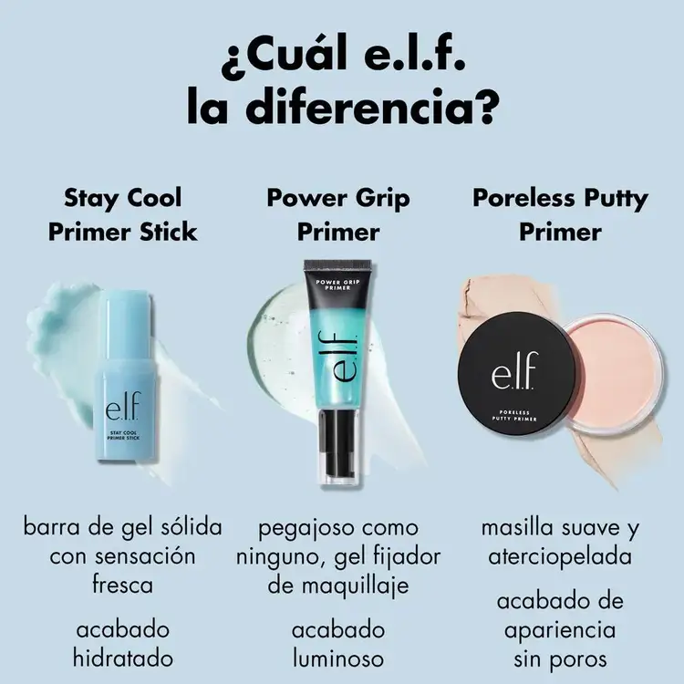 e.l.f. Stay Cool Primer Stick Primer en barra de gel refrescante
