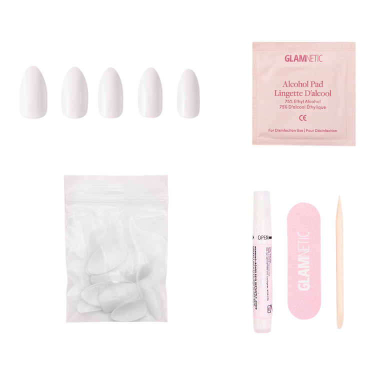 Angel Press-On Nails Uñas postizas diseño moderno y fácil aplicación