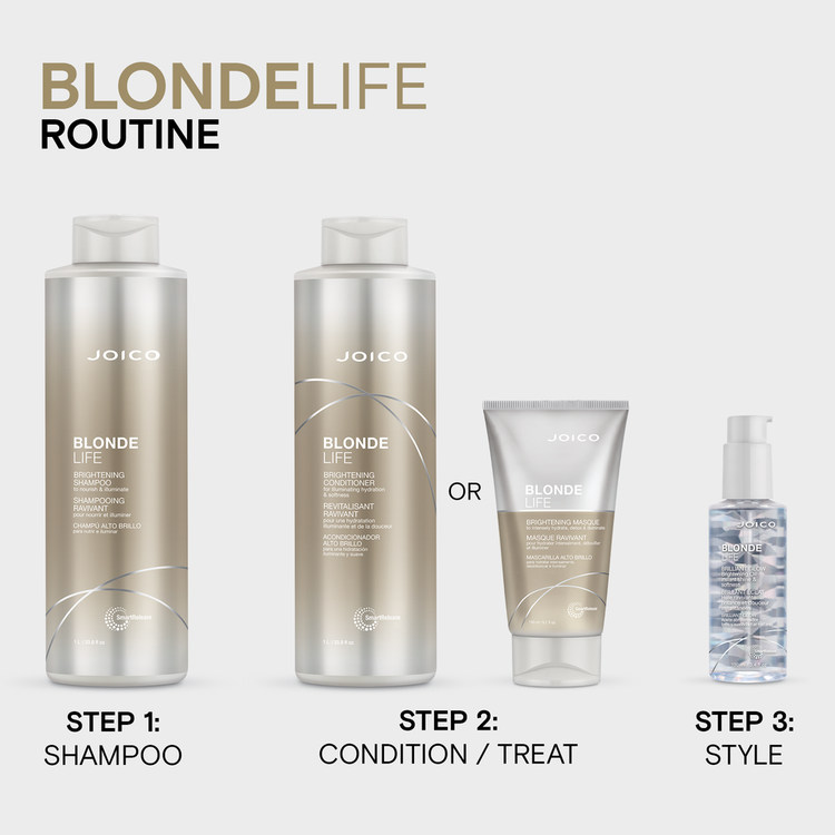 Blonde Life Brightening Acondicionador hidrata y renueva el cabello