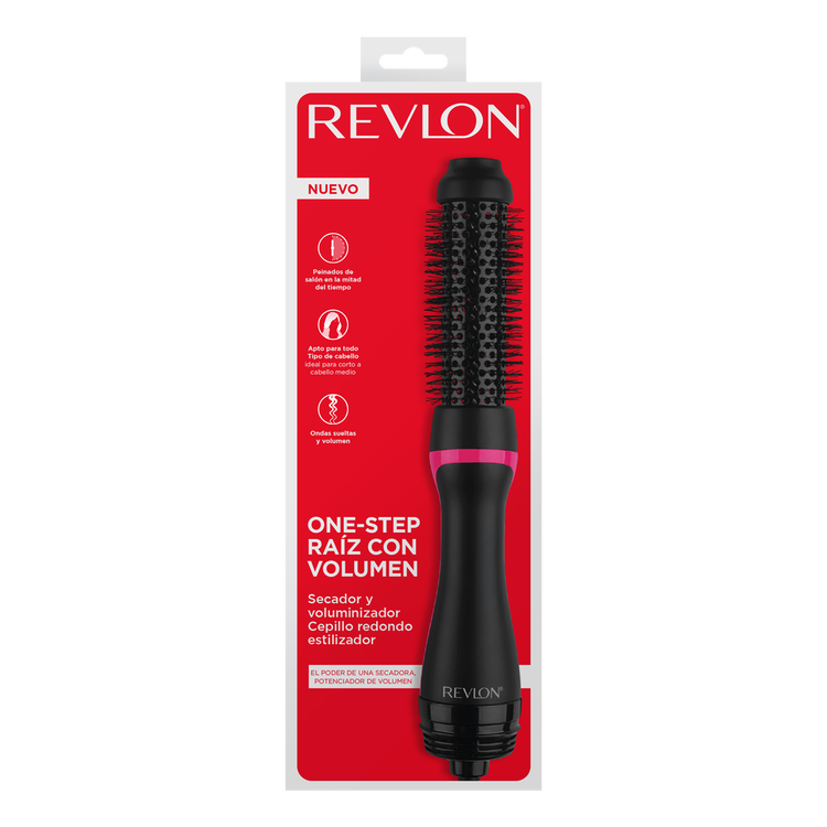One-Step - Cepillo secador redondo, resultados en un solo paso