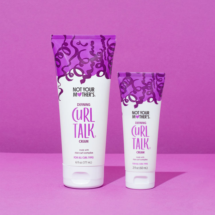 Curl Talk - Crema para rizos tamaño viaje, define e hidrata los rizos