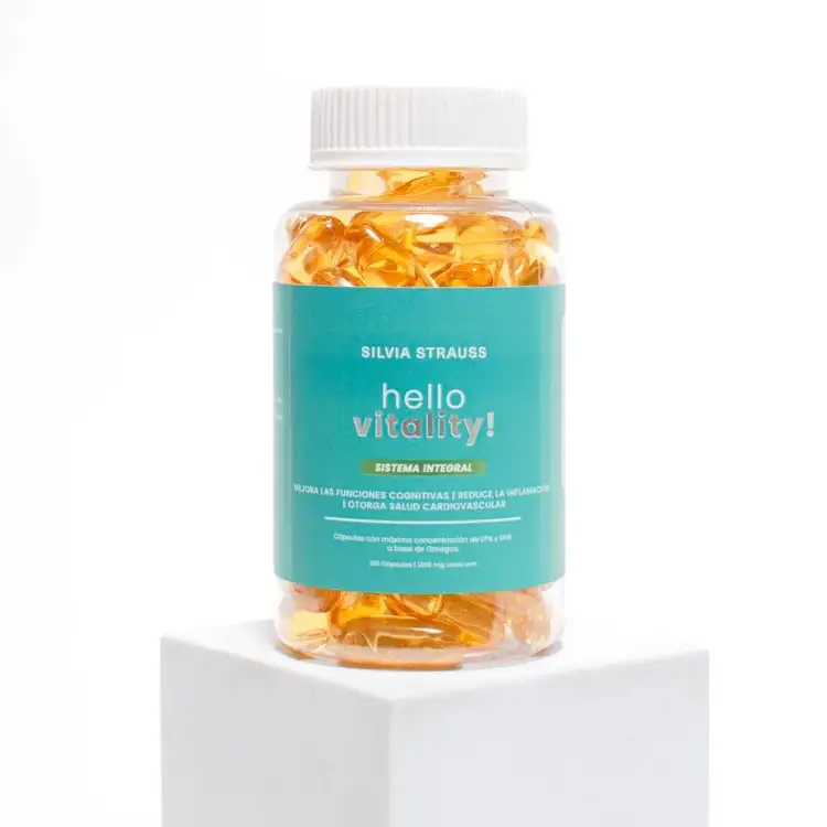 Vitaminas - Suplemento alimenticio, salud cardiovascular, cerebral y ocular con omega 3 puro