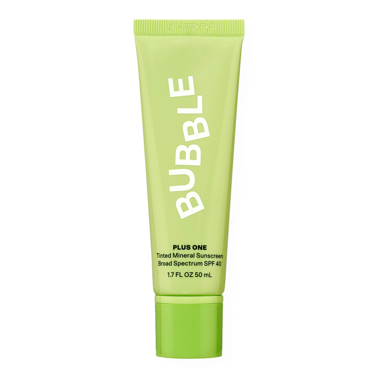 Plus One Tinted Daily Mineral Protector solar SPF 40 protección solar de amplio espectro con color