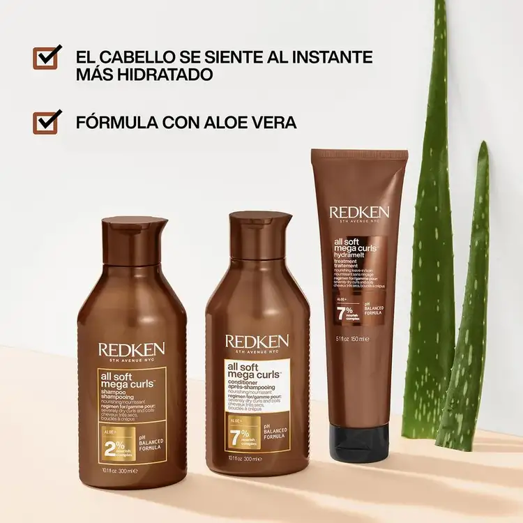All Soft Mega Curls - Shampoo, para cabello rizado