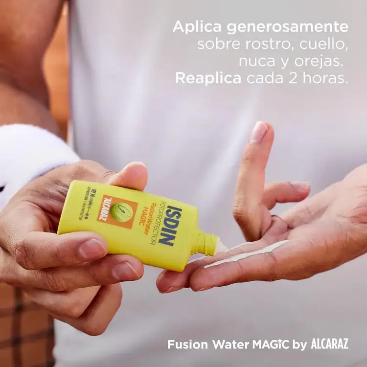 Fusion Water Magic Alacaraz Protector solar facial control de brillo