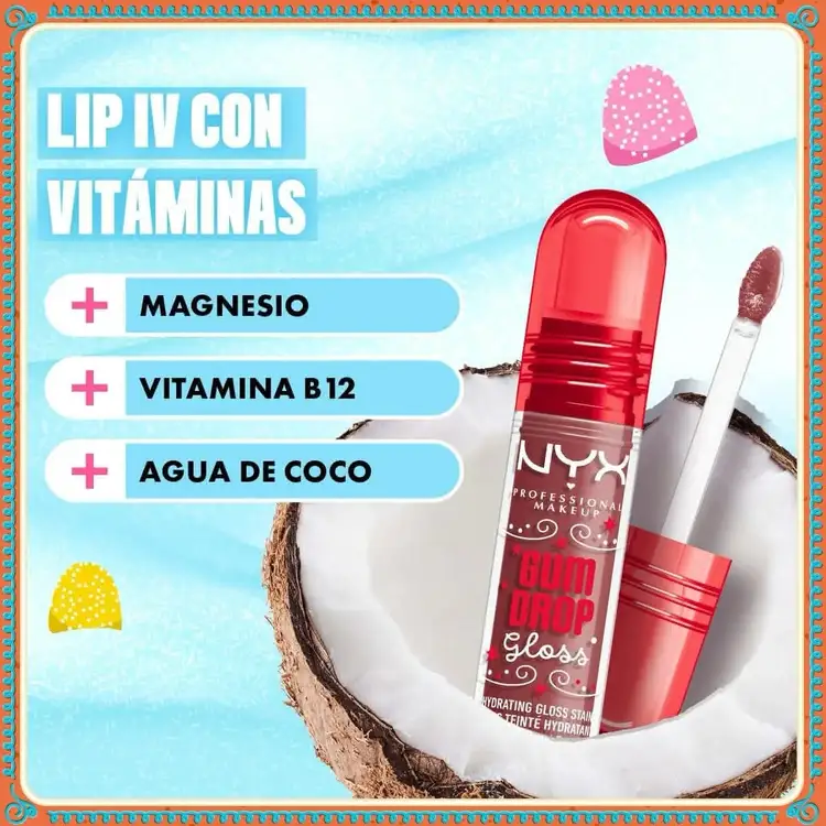 Ginger Baddie Gum Drop Gloss Brillo labial