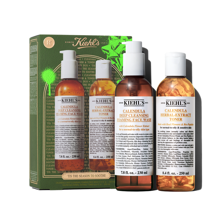 Leave the oil behind - Set de regalo, limpiador facial + toner facial