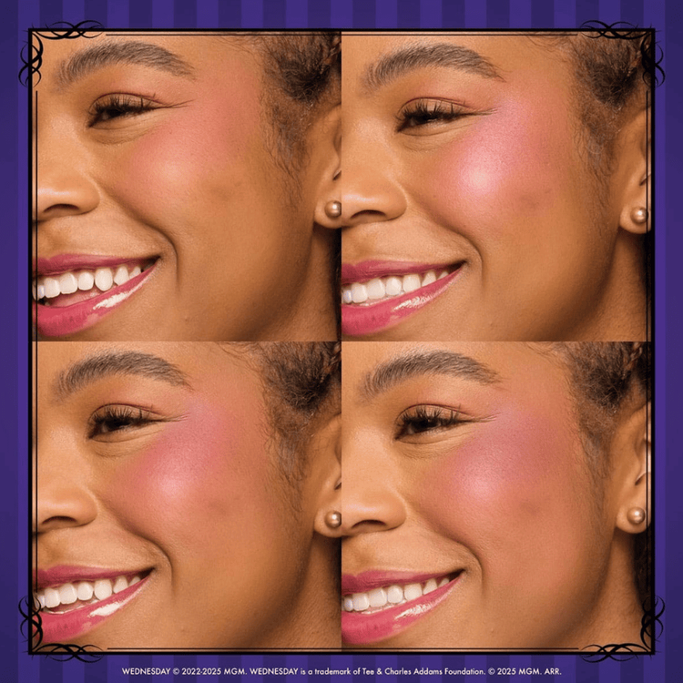 Wednesday Paleta de Rubores- Paleta cuatro tonos de rubor pigmentados, edición limitada