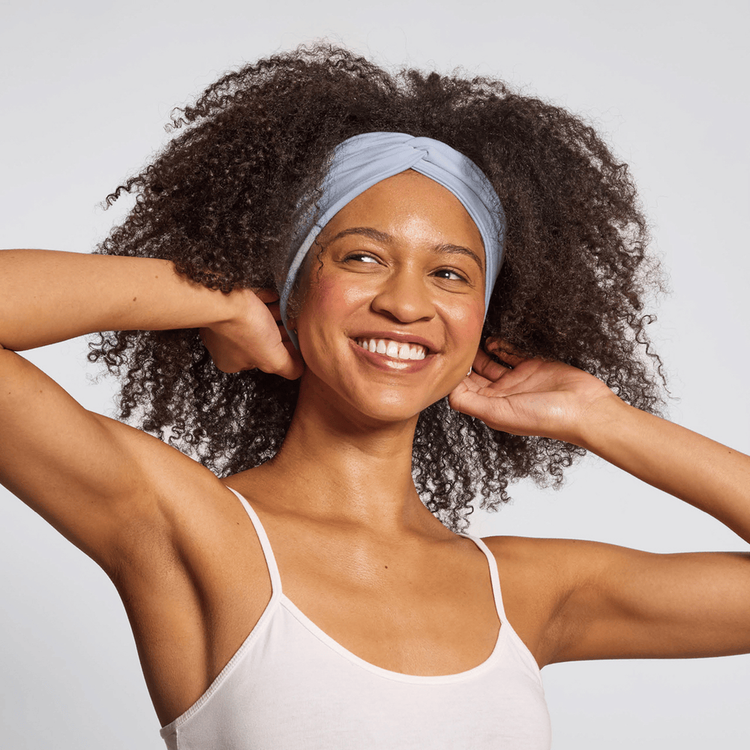RECYCLED FABRIC Diademas turbantes elásticas de tela reciclada estiliza tu cabello