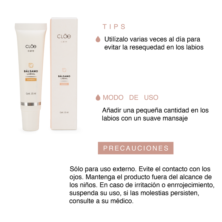 Balsamos Bálsamo labial hidratante todo tipo de piel