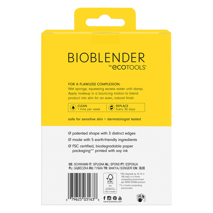Et Bioblender By Ecotools Duo Esponja de maquillaje esponja de maquillaje