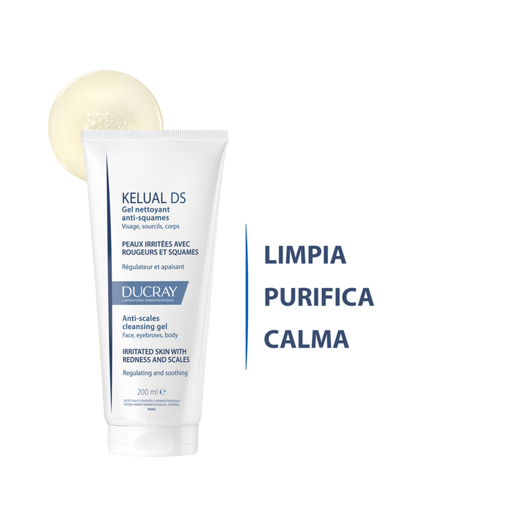 Kelual Ds Gel limpiador antiescamas reduce escamas
