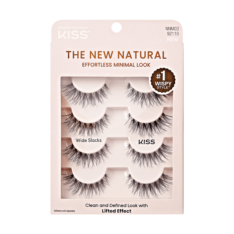 The New Natural Pestañas de tira diseño ligero tipo “muñeca”