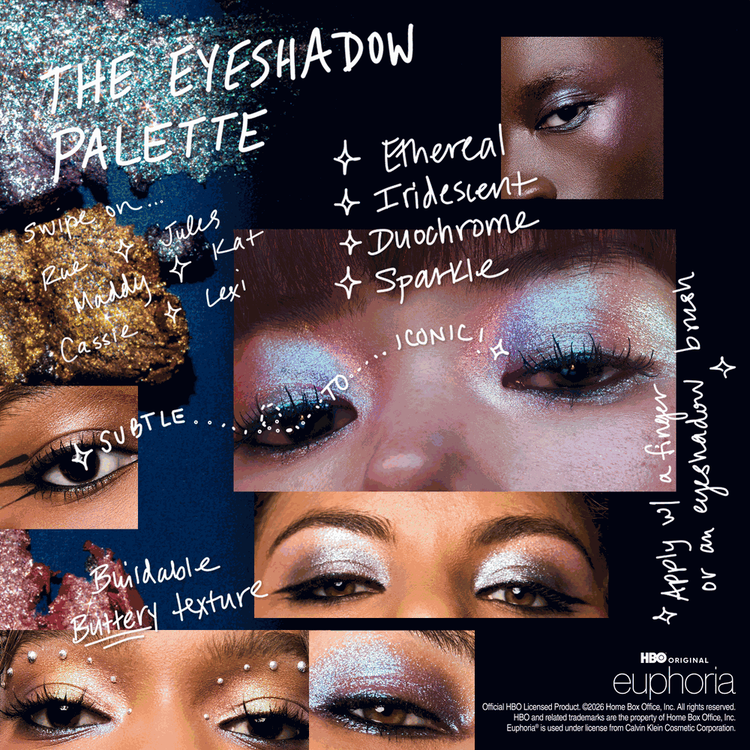EUPHORIA X HALF MAGIC - The Euphoria Eyeshadow Palette, paleta de sombras para ojos