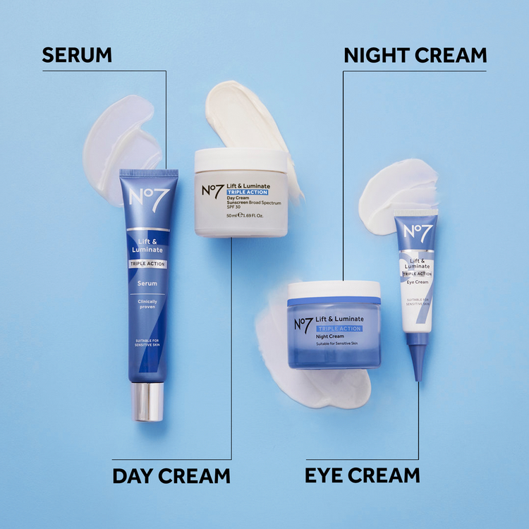 Lift & Luminate Triple Action Day Cream SPF 30 Crema de día luce la piel uniforme