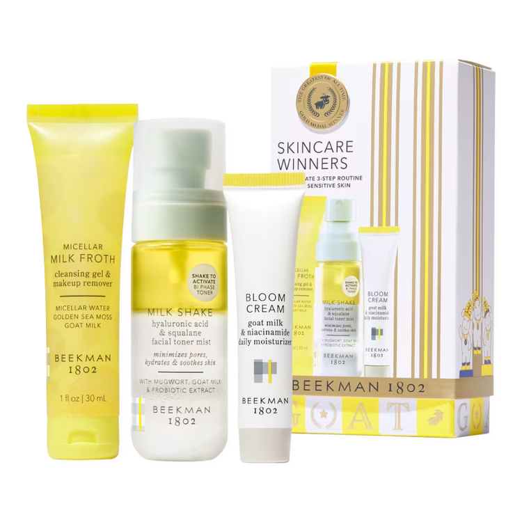 Skincare Winners - Set de regalo, agua micelar + toner facial + hidratante facial
