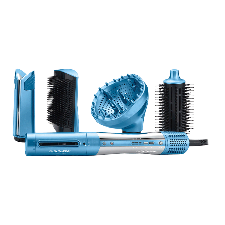 BaBylissPro - Nano Titanium Estilizador 5 en 1 color azul