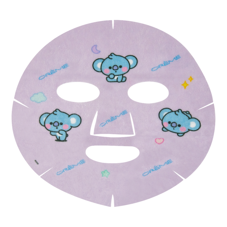 Bt21 Calm Like Baby Koya Printed Essence Mascarilla calma e hidrata la piel