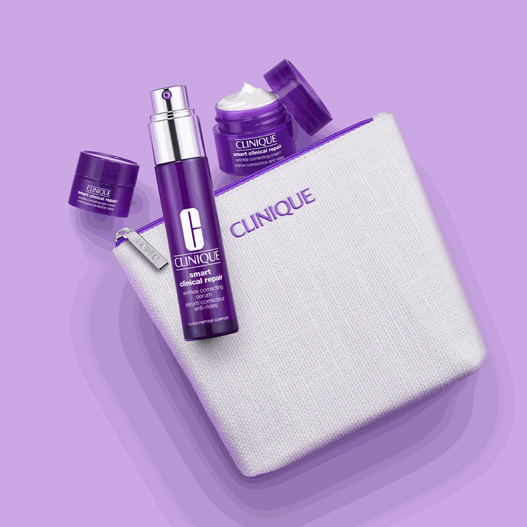 Wrinkle Fighting Routine - Set de regalo, Wrinkle Serum + Wrinkle Correcting Cream + Wrinkle Correcting Eye Cream