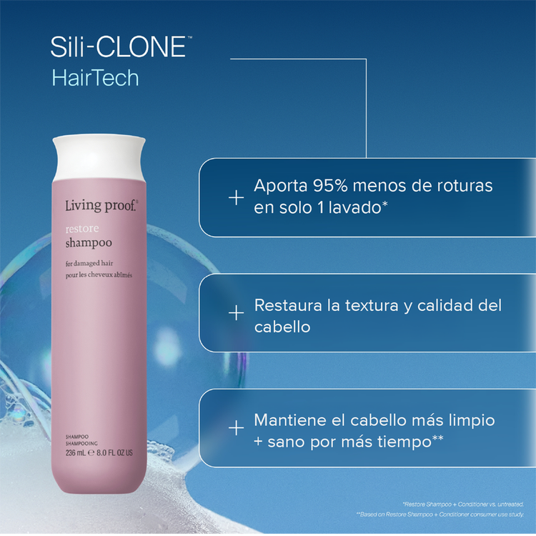 Restore - Shampoo, reduce la rotura en cada lavado