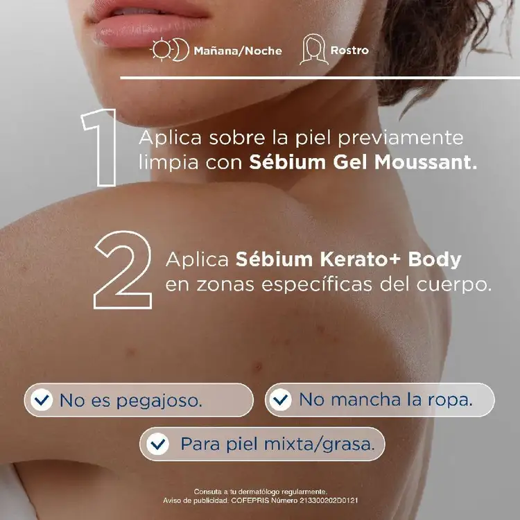 Sébium Kerato + Body - Spray corporal, anti-imperfecciones