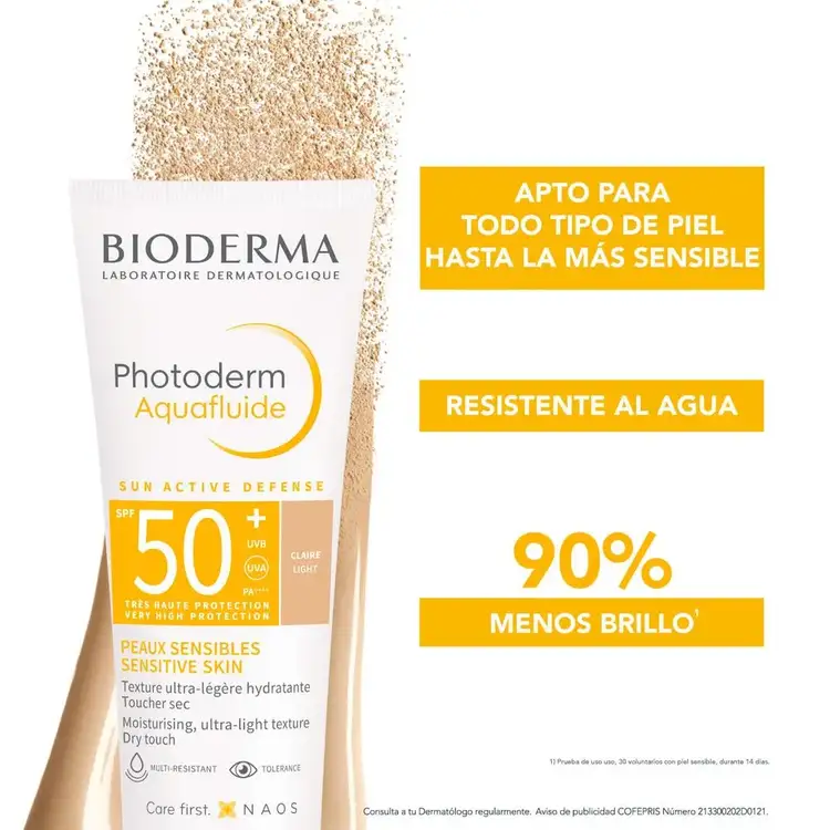 Photoderm Aquafluide - Protector solar matificante, de textura aquafluida