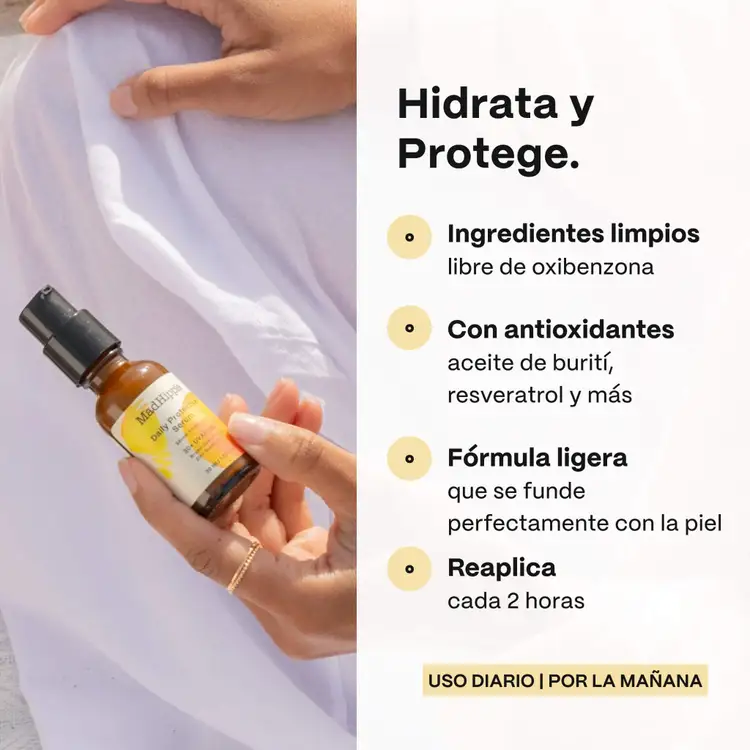 Daily Protective - Suero facial, con protección solar SPF 30+