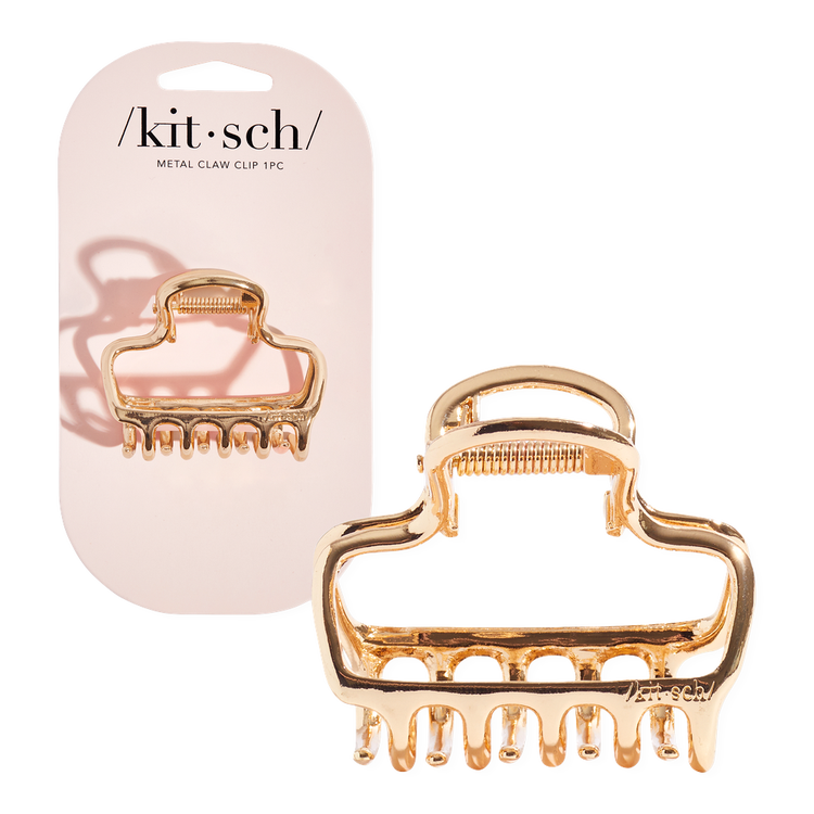 Metal Medium Open Shape Puffy Claw Clip Pinza metálica agarre firme