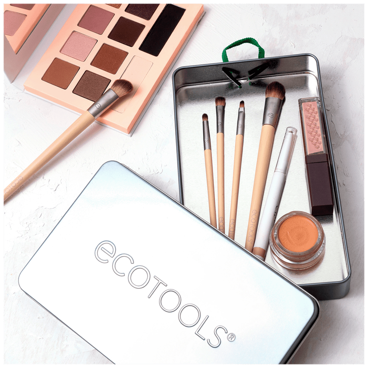 Daily Defined Eye - Set de brochas para ojos, para sombras, delineador y purpurina