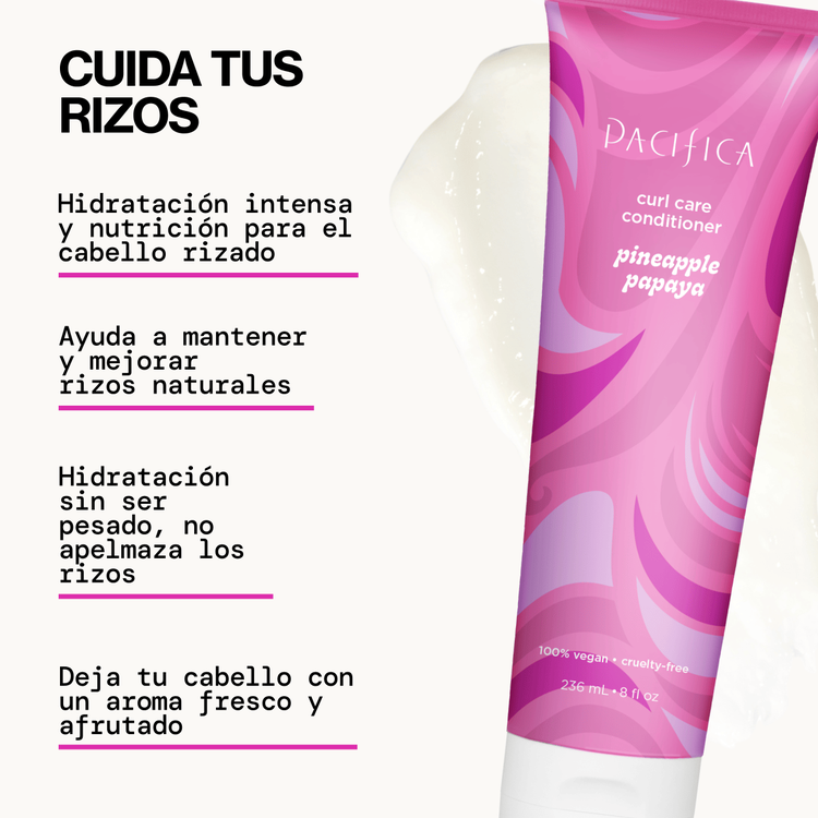 Pineapple Papaya Curl Care - Acondicionador, ideal para rizos