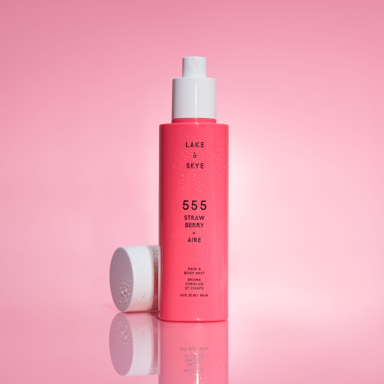 555 Stawberry + Aire Spray para cuerpo y cabello fragancia fresca