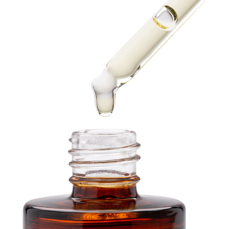 Bakuchiol Oil Blend for Dry Skin Suero para piel seca reafirma, da volumen e hidrata.