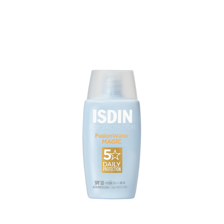 Fusion Water Magic - Protector solar facial, ultraligero de absorción inmediata