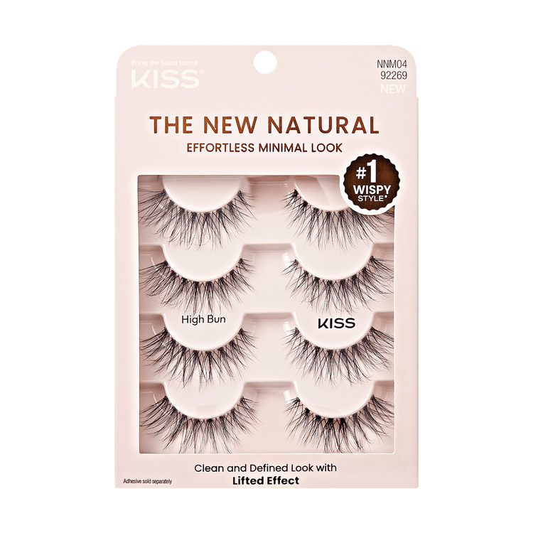 The New Natural Pestañas de tira curvatura suave, estilo elegante