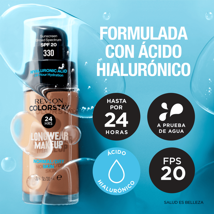 Maquillaje líquido acabado mate con control de brillo