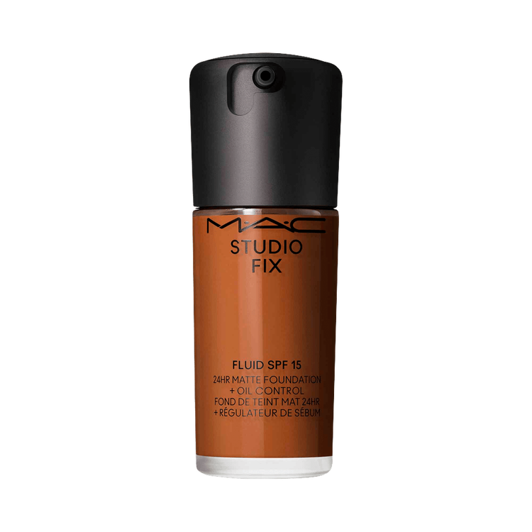 Studio Fix Fluid Spf 15 24Hr Matte Foundation + Oil Control Base de maquillaje mate natural, controla grasa e hidrata