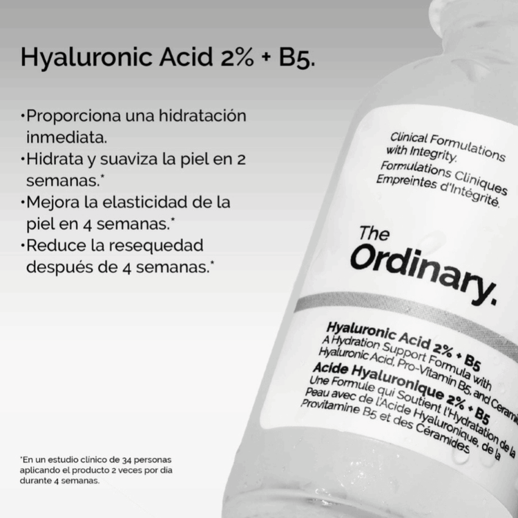 Hyaluronic Acid 2% + B5 V2 Next Gen - Suero facial 30 ml, hidratación profunda y duradera