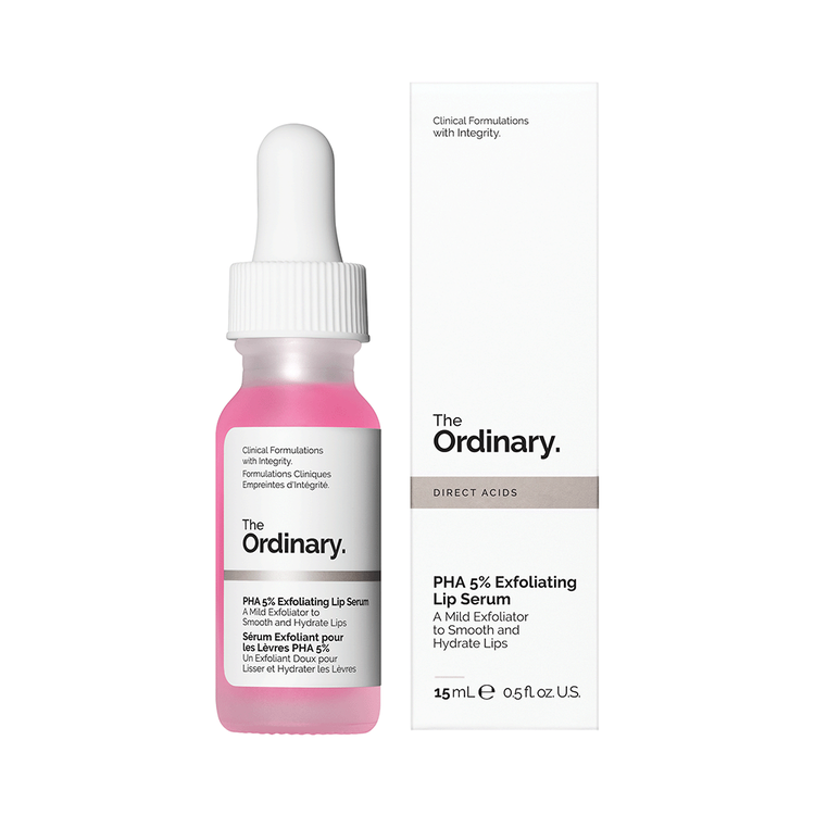 Pha 5% Lip Exfoliating Serum Suero exfoliante labial exfolia, hidrata y suaviza