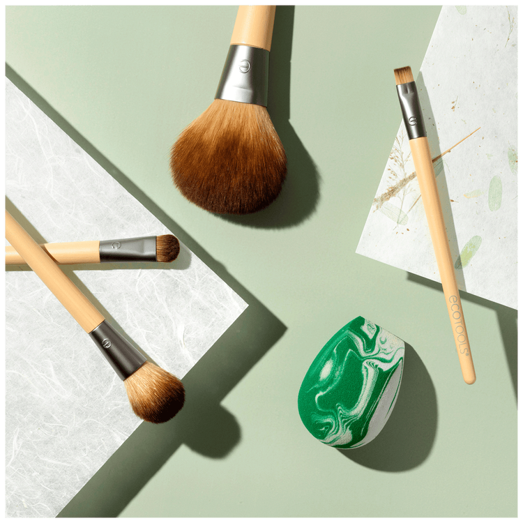 Core Five - Brochas de maquillaje, esenciales para polvos y ojos