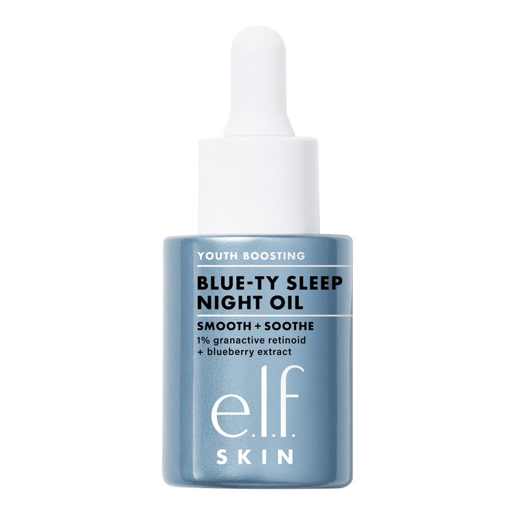 e.l.f. SKIN Youth Boosting Blue Aceite facial nocturno con retinoide suave para una piel suave y nutrida