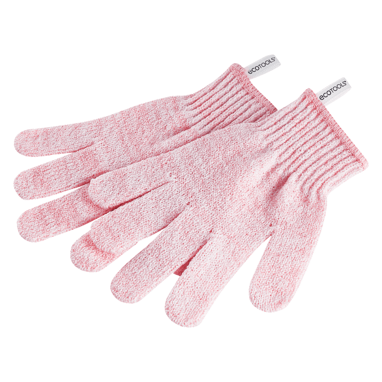Ecotools Exfoliating - Guantes exfoliantes, para limpieza en ducha