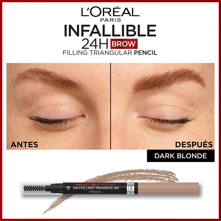 Infallible Brow Xpert - Lapiz de cejas, larga duración