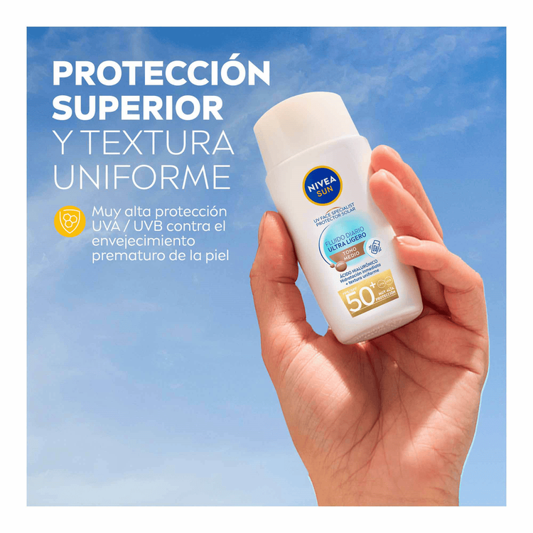 Invisible Protector Solar Facial textura ligera y confortable