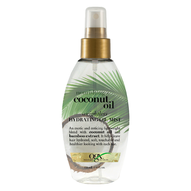 OGX Nourishing Coconut Oil Weightless Hydrating Oil - Mist capilar, hidratación nutritiva