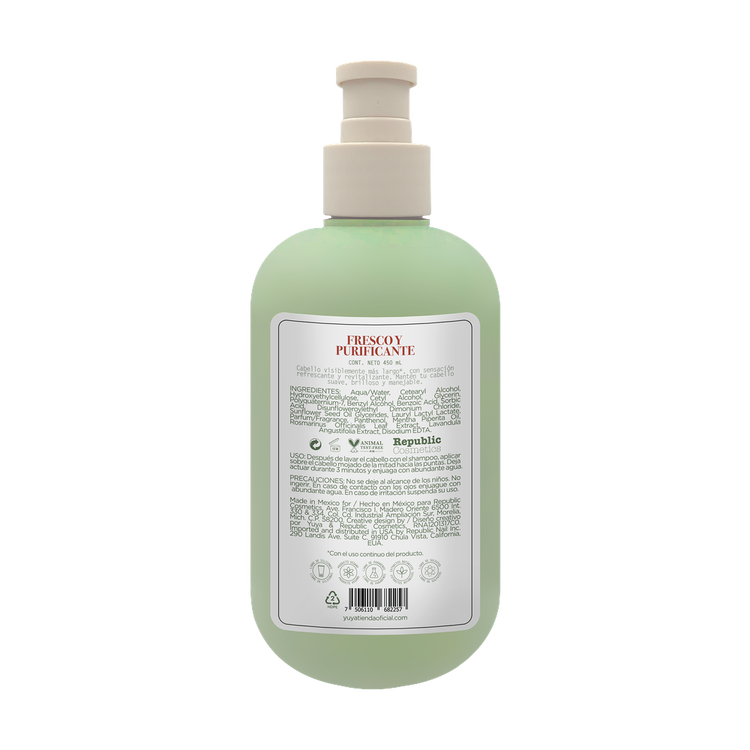 Acondicionador, efecto purificante